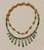 African Jade Fan Necklace